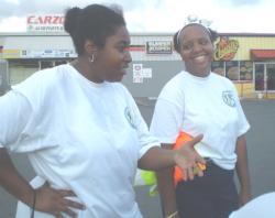Tamara Rayner, left, and Pristeen Hamilton, co-founders of V.I. Walking Club Association. Tamara Rayner, left, and Pristeen Hamilton, co-founders of V.I. Walking Club Association.